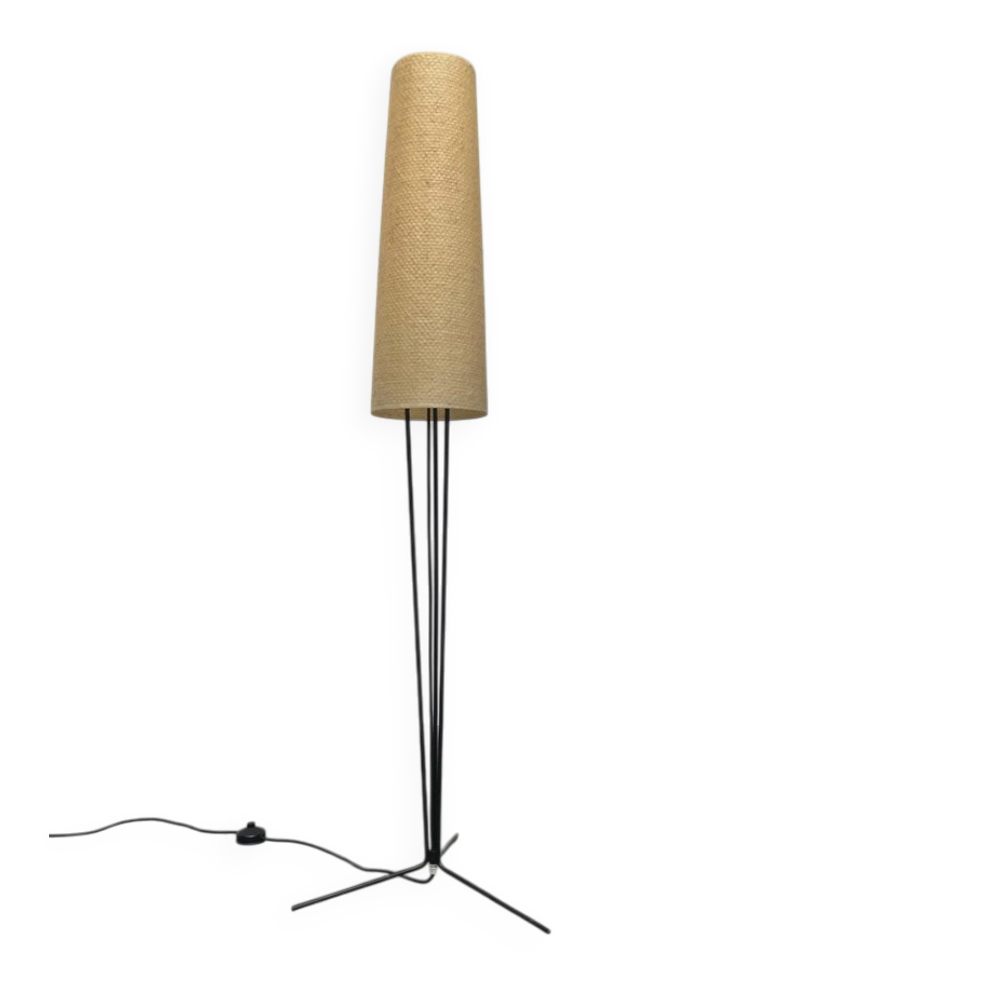 Minimalist floor lamp from Hesse Leuchten, mid-century, 1960s.