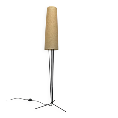 Lampe sur pied minimaliste allemande du milieu du siècle de Hesse Leuchten, années 1960