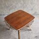 Table basse en rotin, années 70