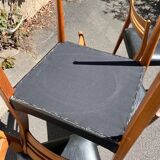 4 vintage Scandinavian teak chairs from the 1960s