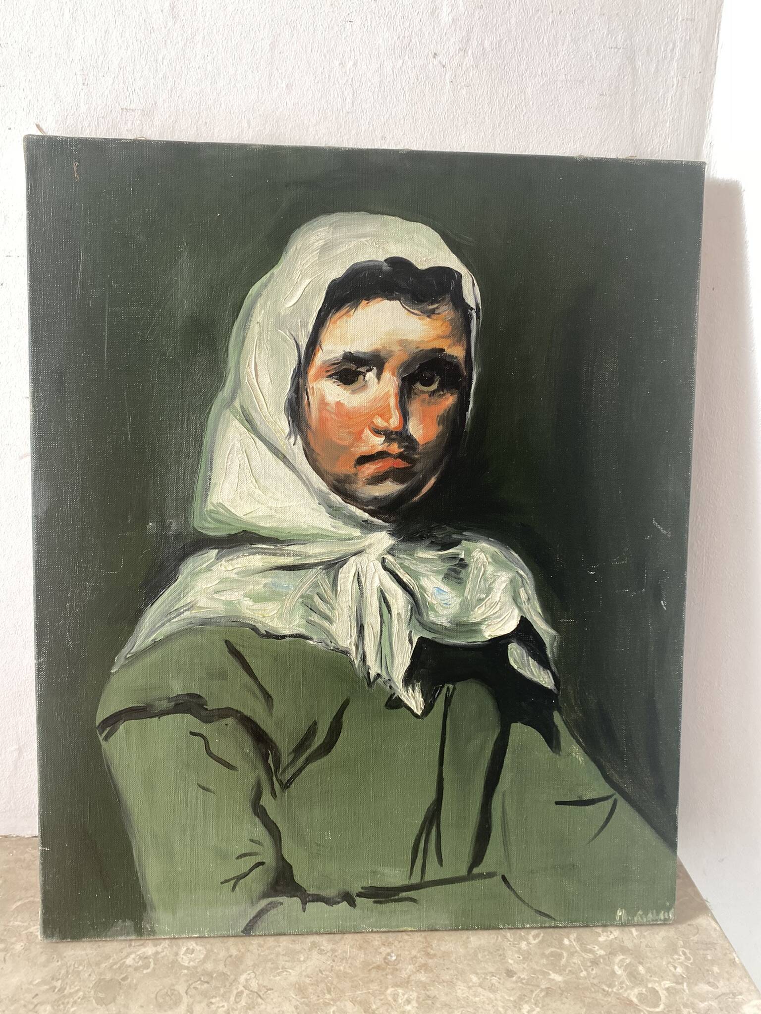 Portrait de jeune fille triste