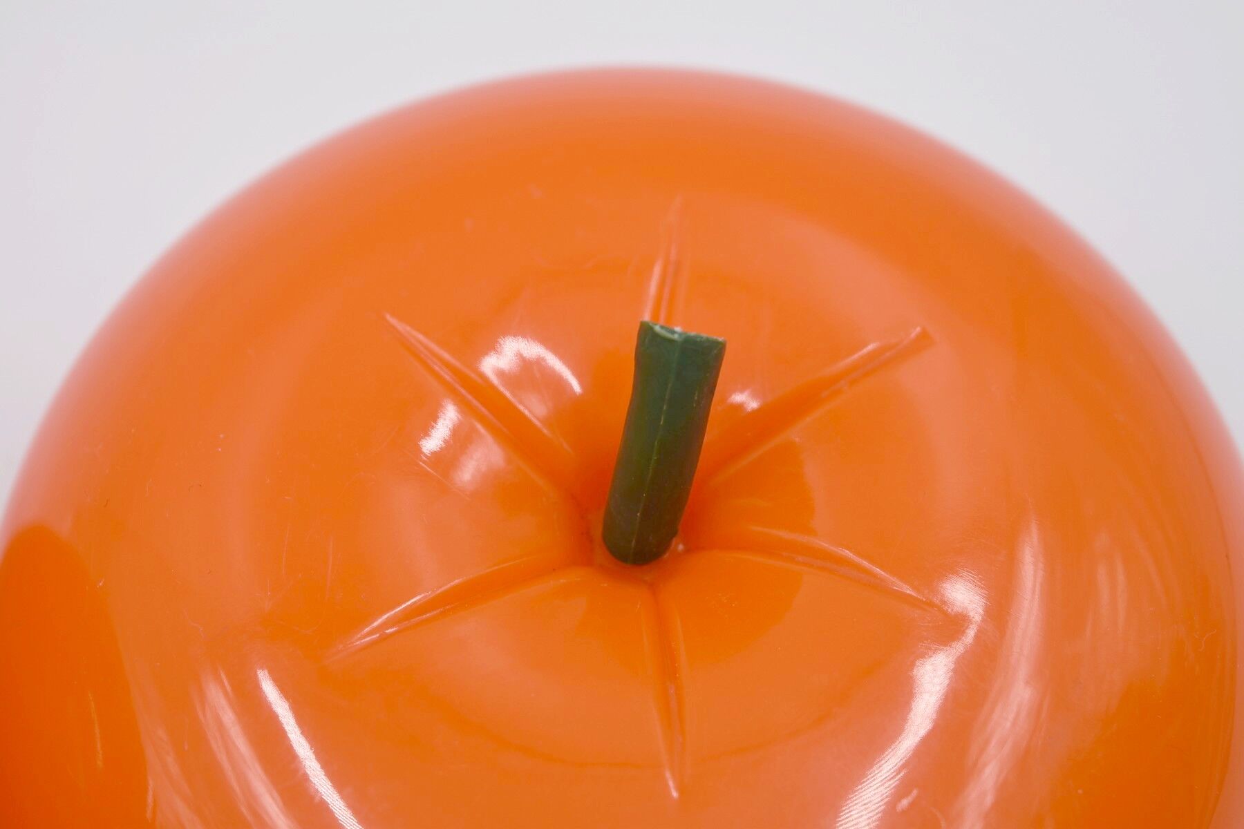 Vintage ice bucket in the shape of an orange apple