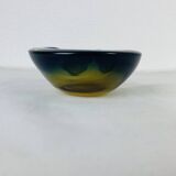 Sommerso Murano glass empty pocket ashtray