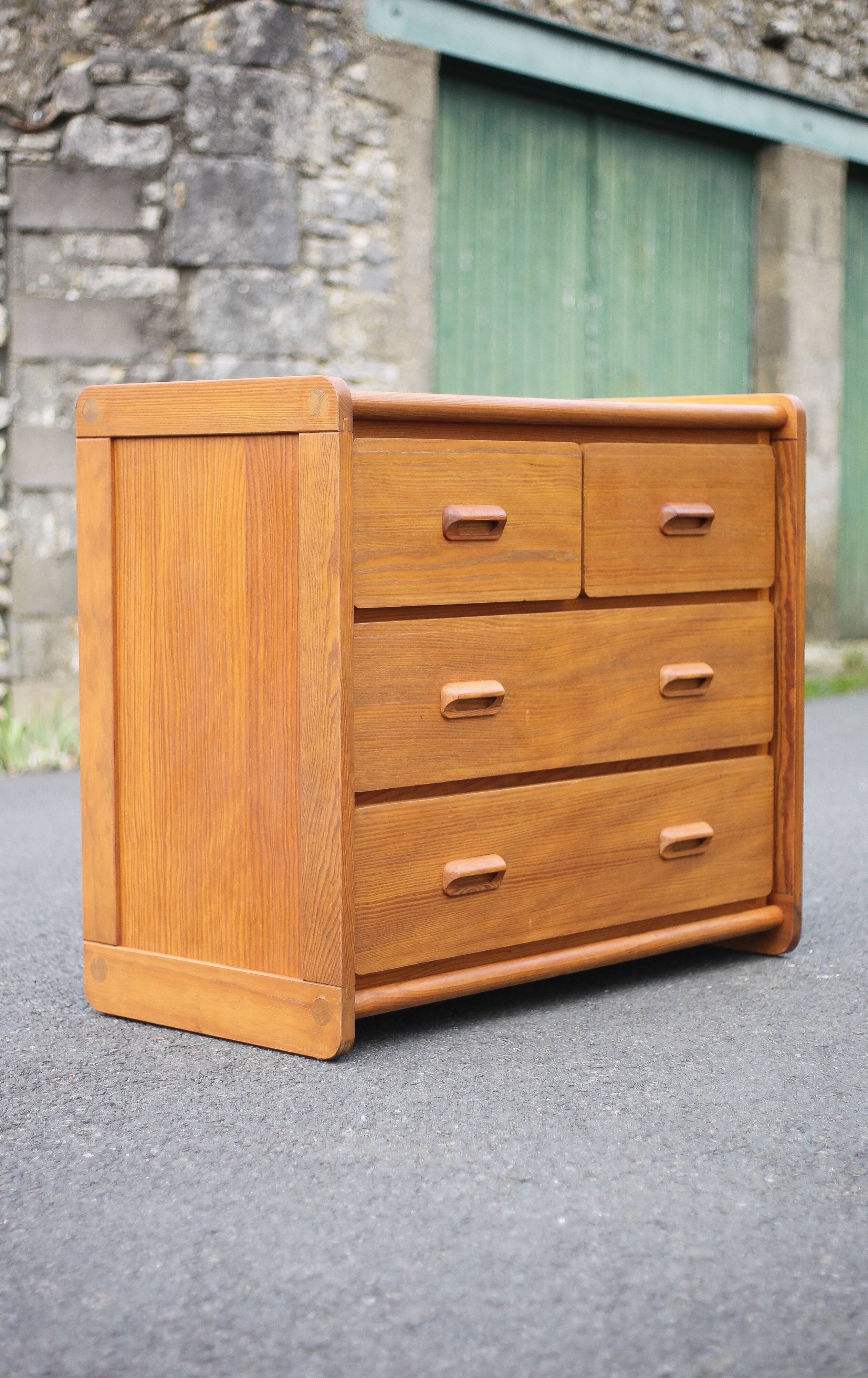 Vintage chest of drawers, pine assembly chest of drawers, Gautier chest of drawers, storage furniture, wooden furniture