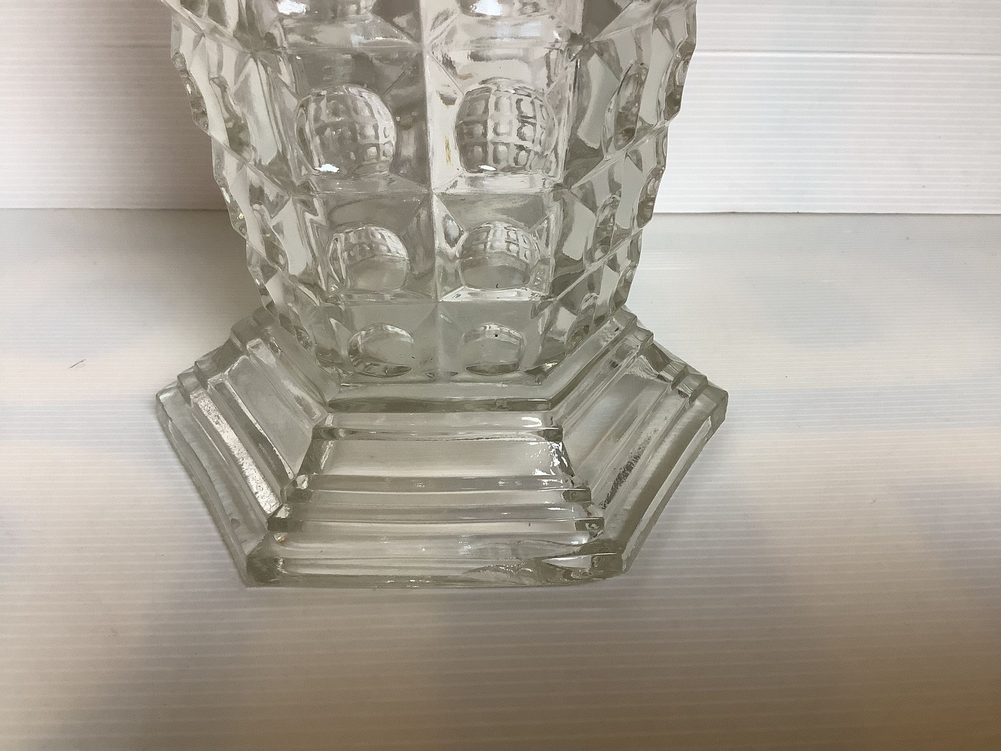Vase bubble ronds forme hexagone