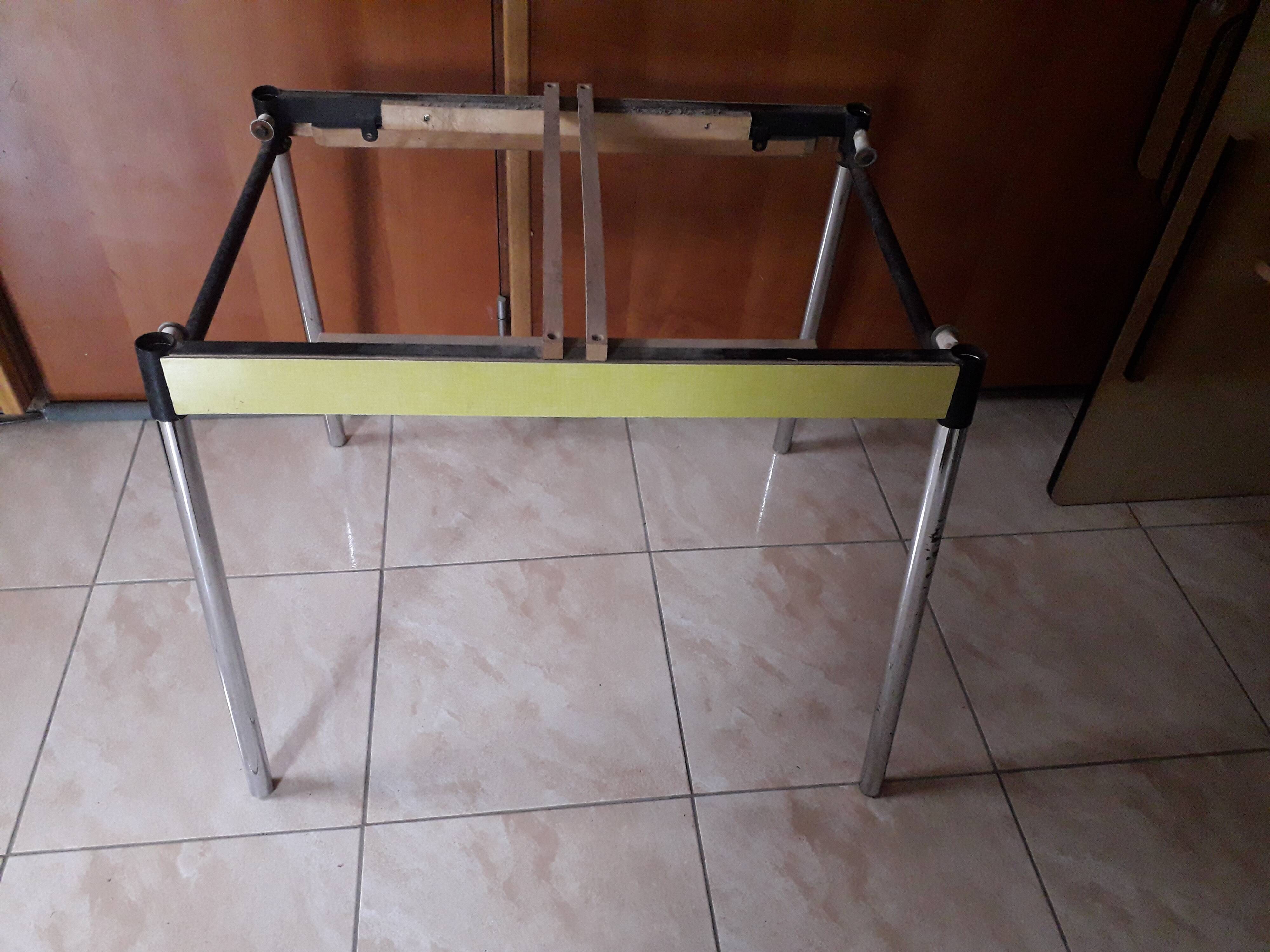 Vintage yellow formica table