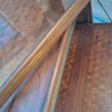 Louis XVI style tea table in cube marquetry
