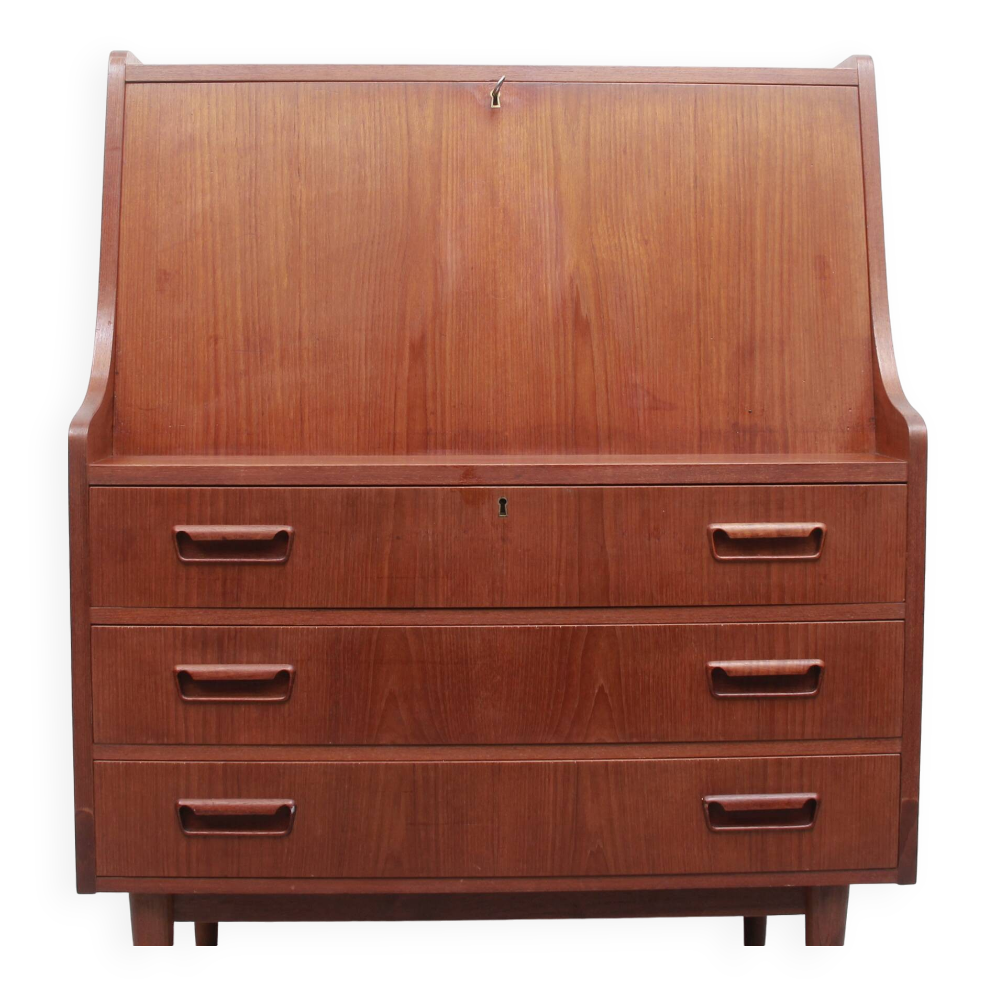 Secrétaire en teck des années 1960, Tibergaard / Gunnar Nielssen