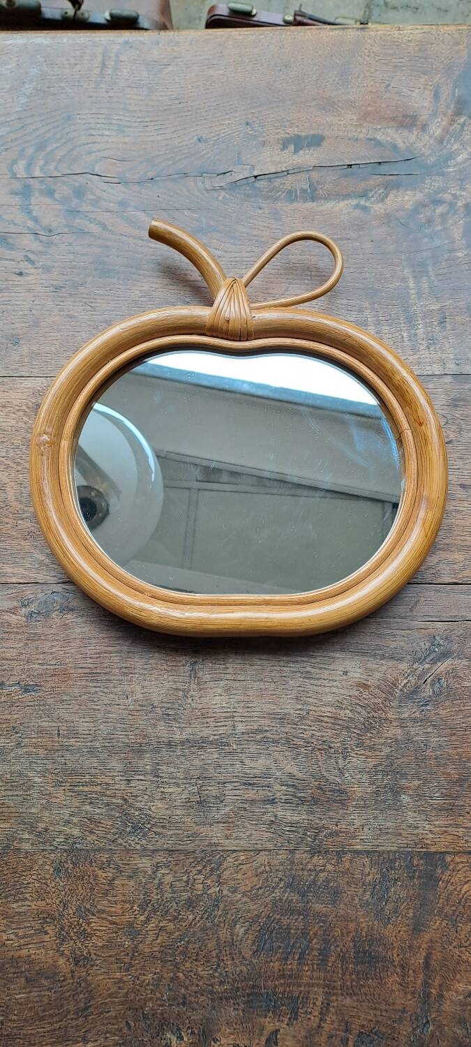 Vintage apple mirror