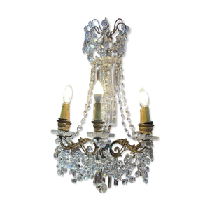 lustre à pampilles en