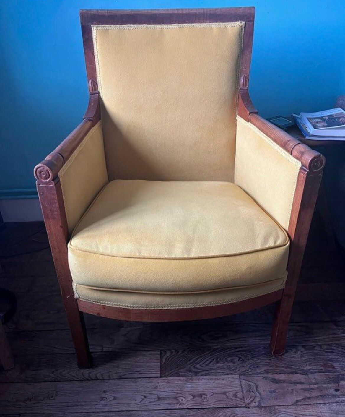 Fauteuil bergère restauration