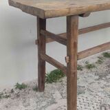 Asian elm console
