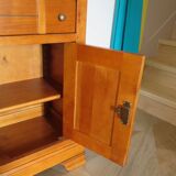 Meuble d’entrée-buffet d’appui-Louis Philippe- 1 tiroir-2 portes Merisier