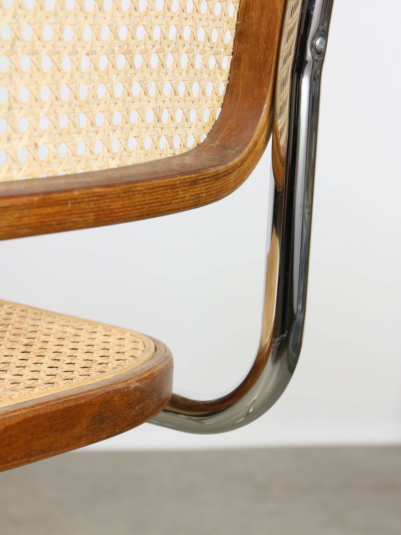 Vintage Cesca B32 chair by Marcel Breuer