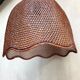Wicker suspension tulip shape