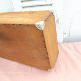 Old wooden suitcase