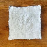 Crochet cushion cover