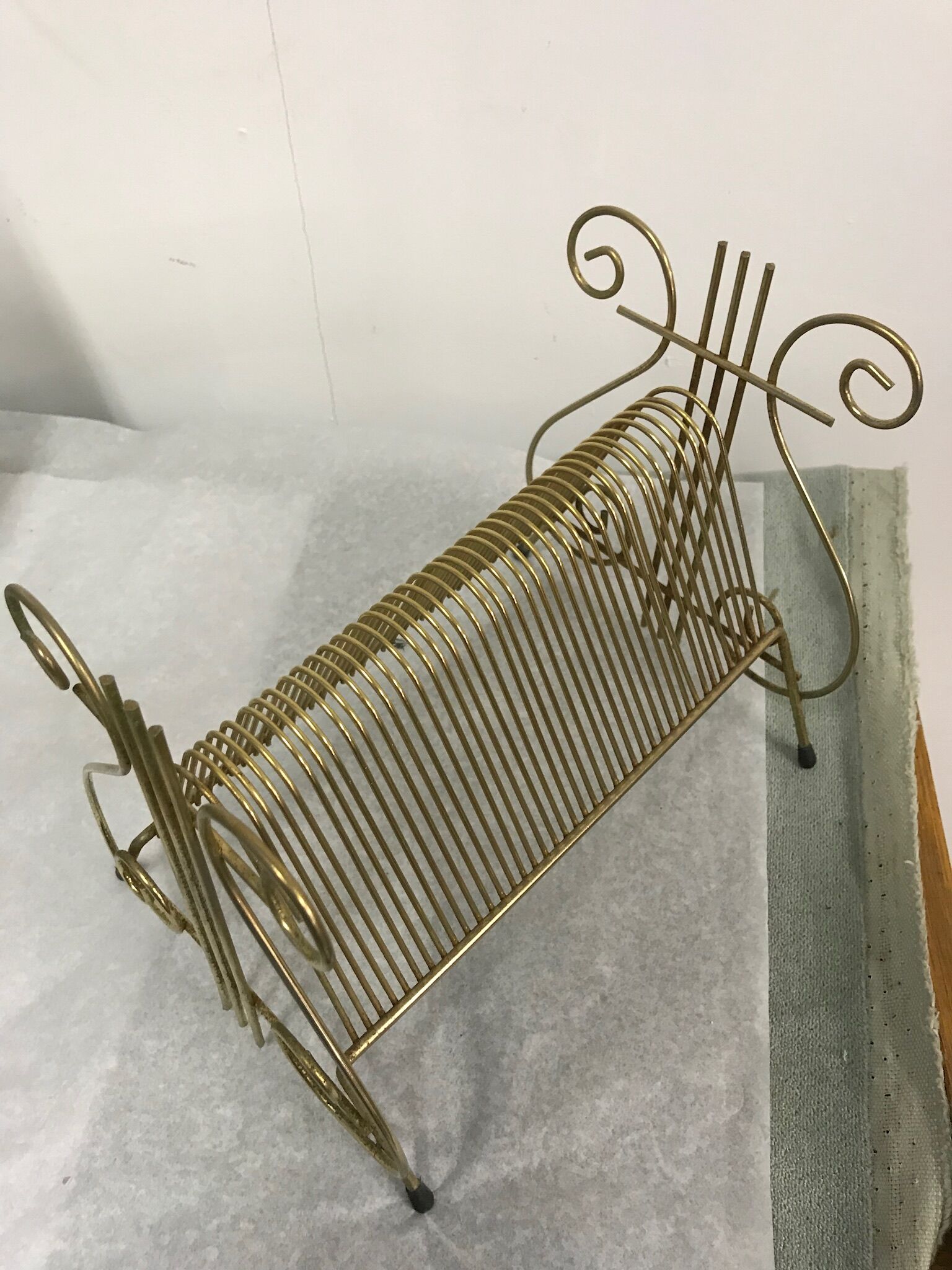 Vintage brass door-vinyl