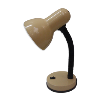 1970 yellow metal desk lamp