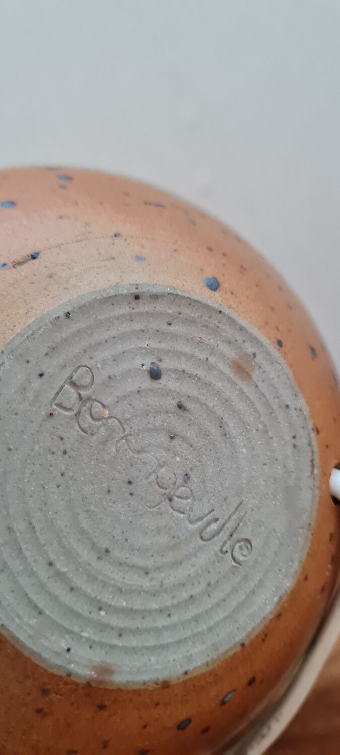 Table lamp in stoneware varnishes berengeville