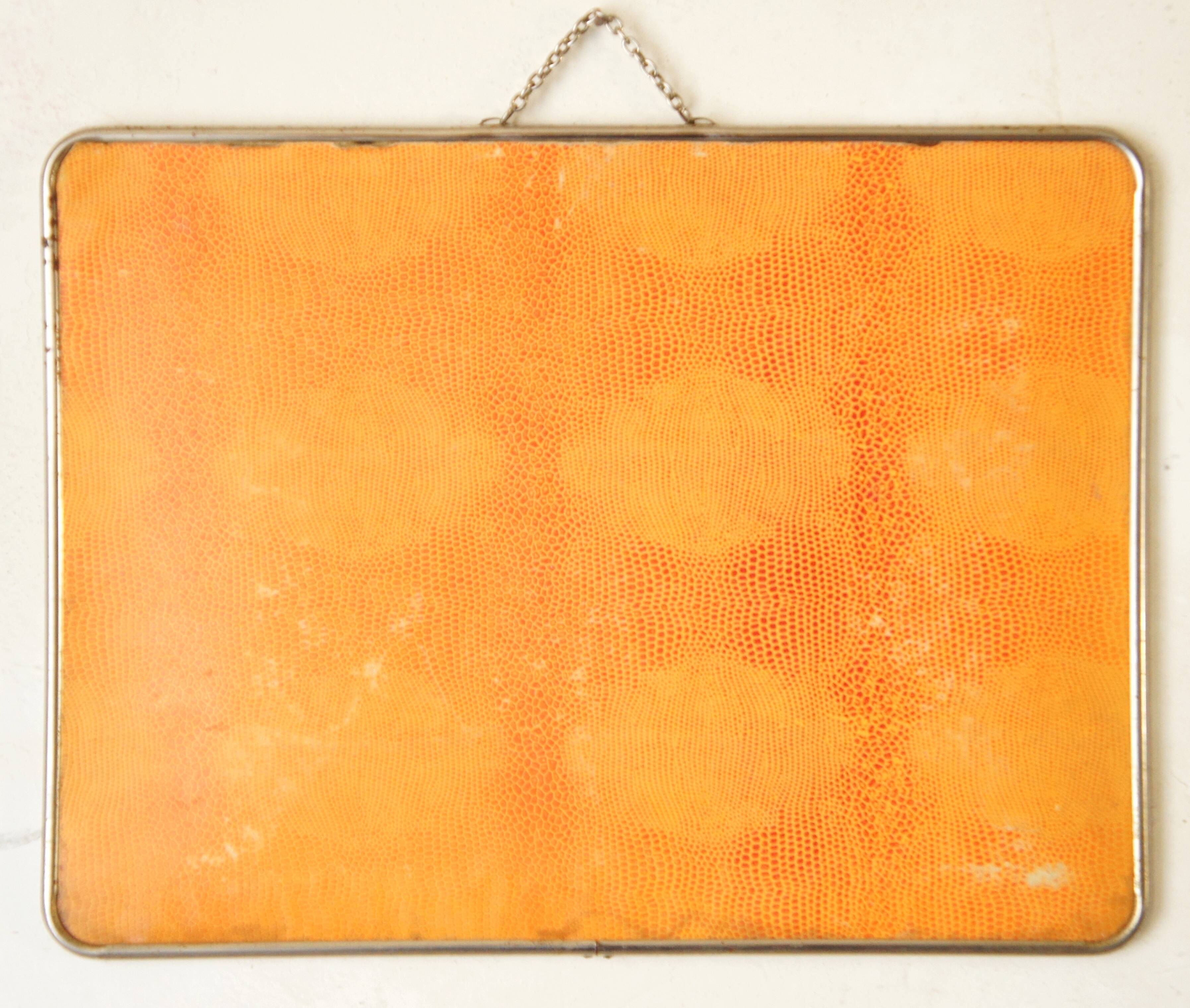 Chain barber mirror 37.5 cm x 28.5 cm