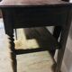 Red console table on top