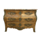 Convenient tomb Louis XV in precious wood marquetry around 1880