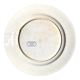 Sarreguemines round dish in white and blue iron earth, “Aïda” service
