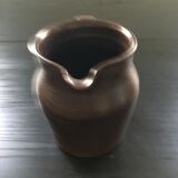 Dark brown pitcher