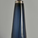 Blue Crystal Glass Table Lamp model RD 1566 by Carl Fagerlund, Orrefors, 1960s