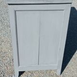 Parisian sideboard in oak and walnut 2 doors 2 drawers from the 20s