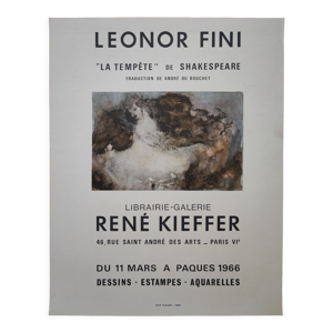 Leonor Fini Affiche Exposition