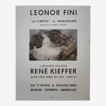 Leonor Fini Poster Exhibition 1966