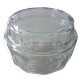 Vintage art deco glass butter or sugar bowl