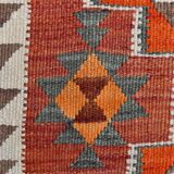 Vintage Burgundy Persian Kilim Runner Rug,, 98x235Cm