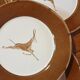 Set 5 assiettes à dessert animaux sauvages d'Afrique