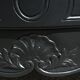 Louis XV style black lacquered chest of drawers with four drawers.