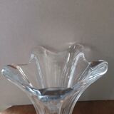 French crystal vase from Vannes stamped