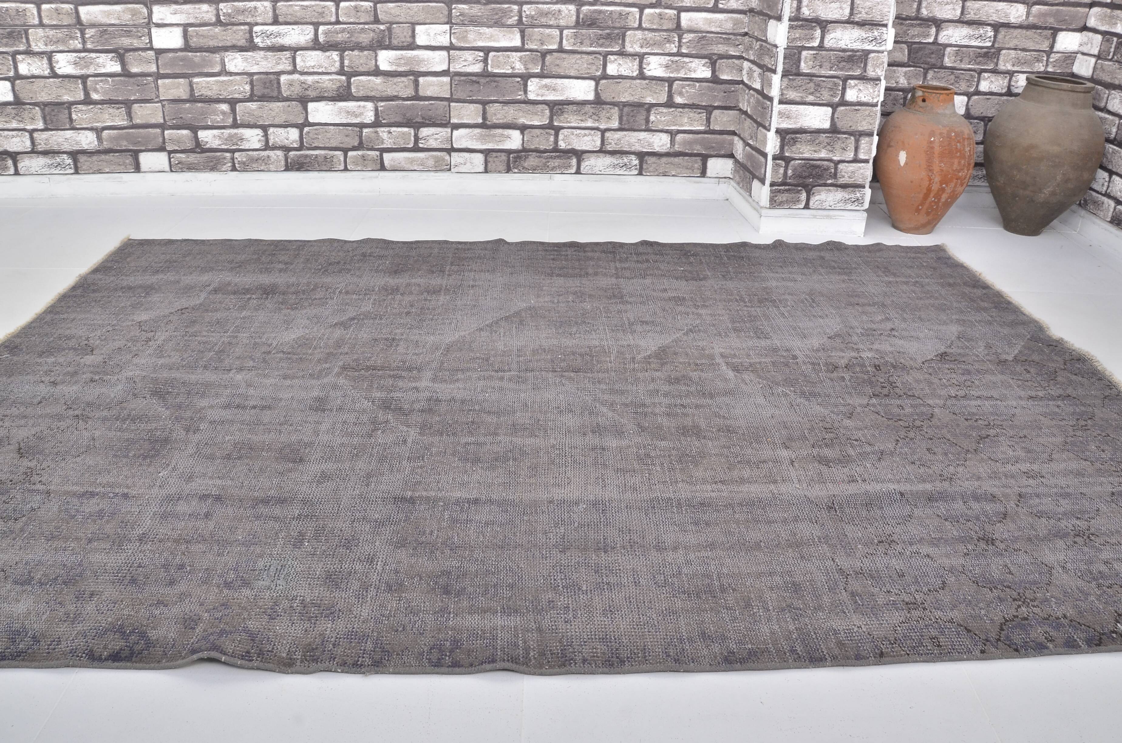 Oushak Handmade Grey Carpet sku 1522