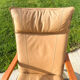 Scandinavian Leather Lounge Chair Westnofa Relax, 1980s