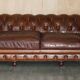 Heritage Biker Chesterfield Leather Sofa for 6 people by Timothy Oulton