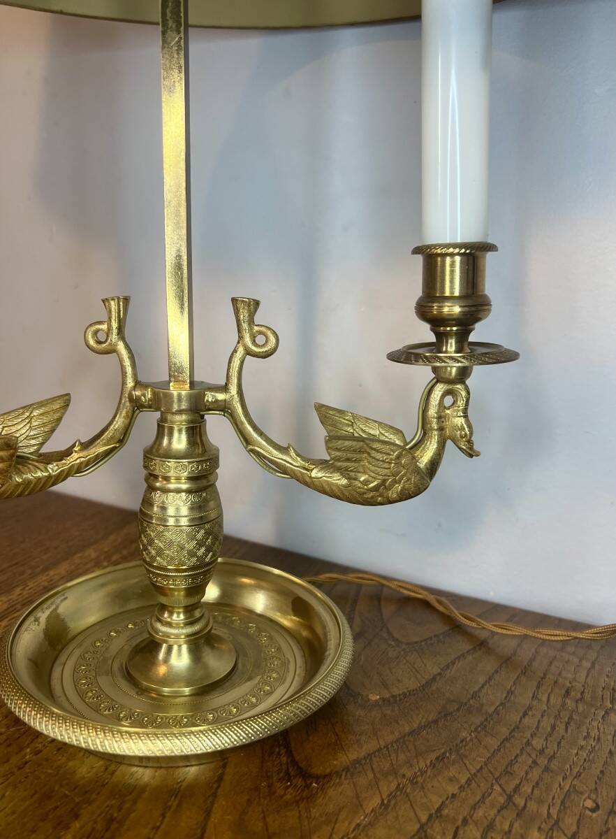 Lampe bouillotte cygnes