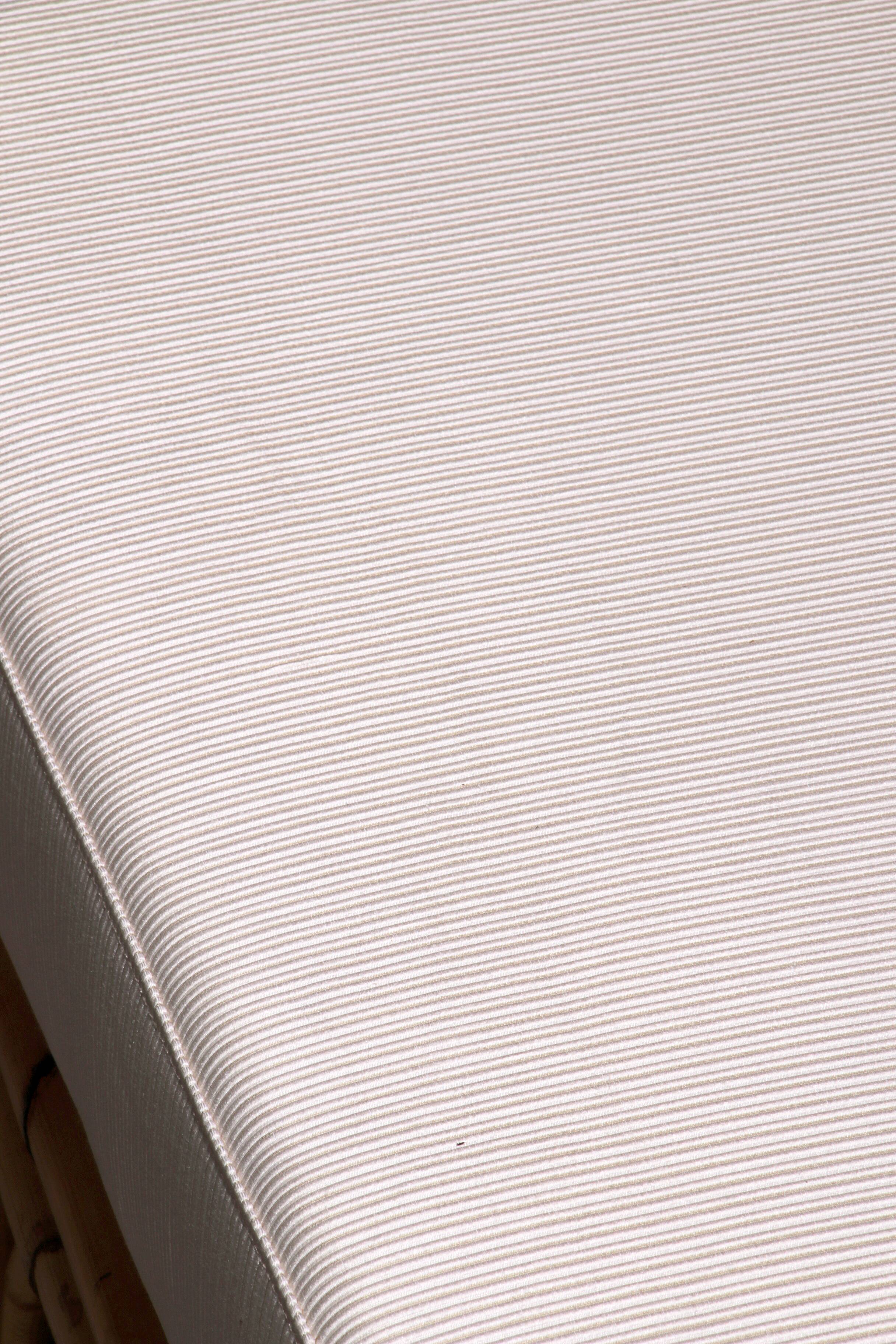 Canapé italien en bambou avec coussins, années 1970