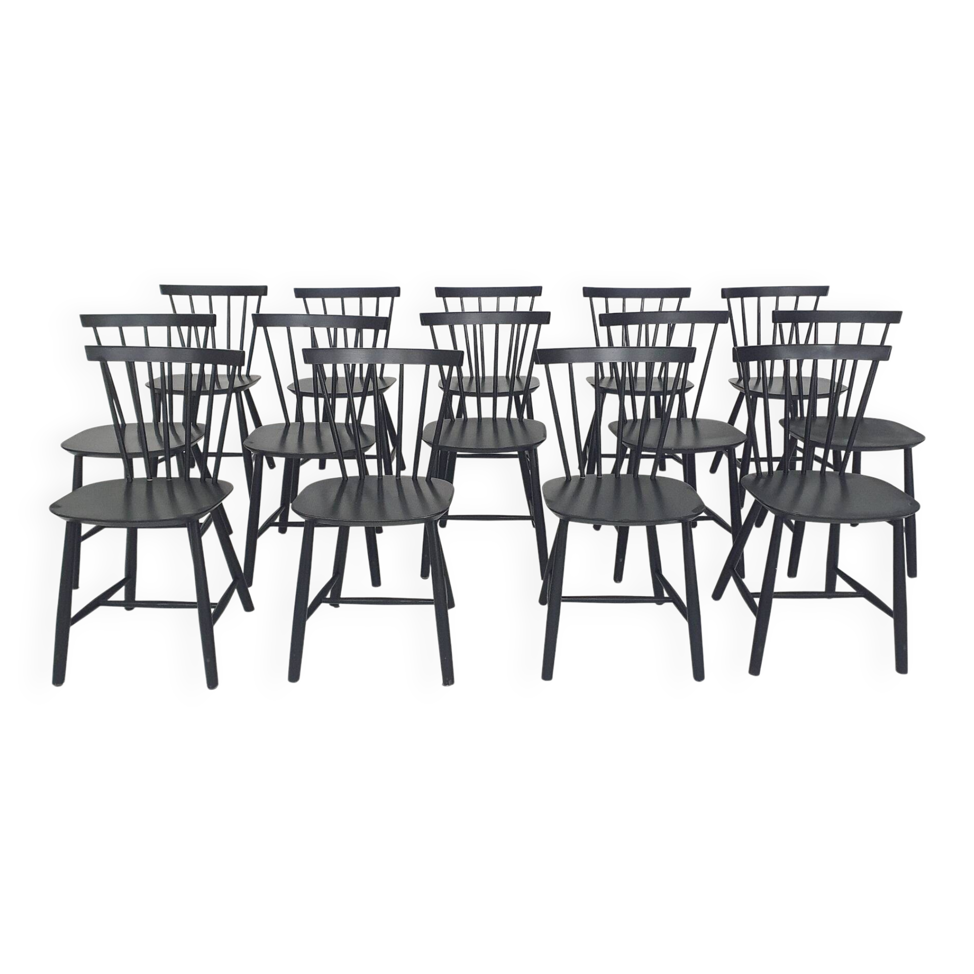 Poul M. Volther J46 spindle back chair for FDB Mobler, Denmark, 1956