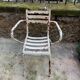 Fauteuil de jardin style Tolix