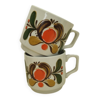 Duo de mugs vintage