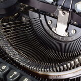 Olympia typewriter with suitcase