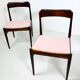 Danish mid-century palisander chairs by Ole Wanscher