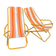 Pair of antique deckchairs