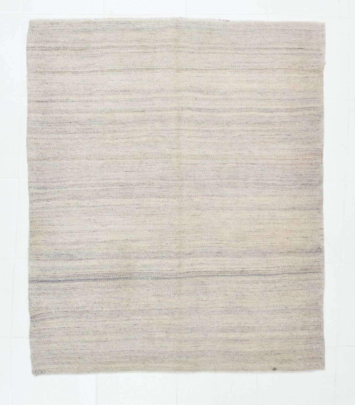 Turkish Mid Century Modern Vintage Kilim Rug, 143x172Cm